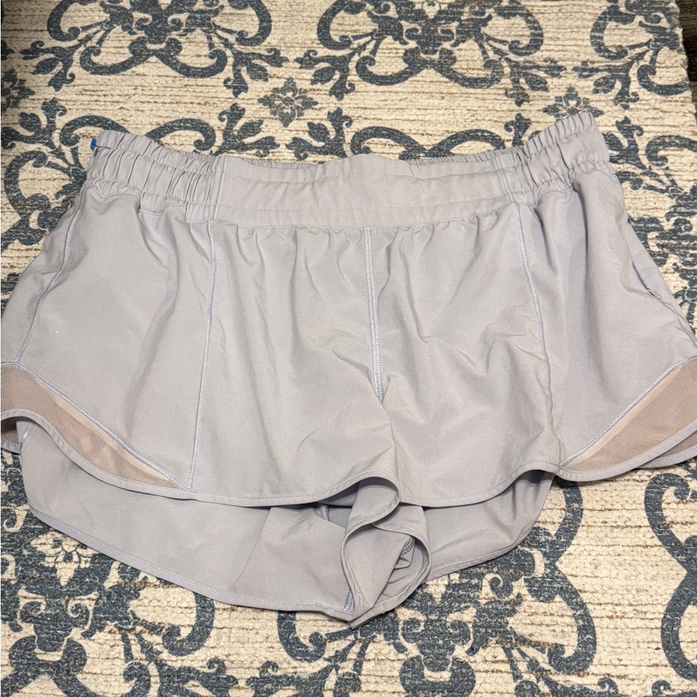 Women's Gray Light purple Shorts